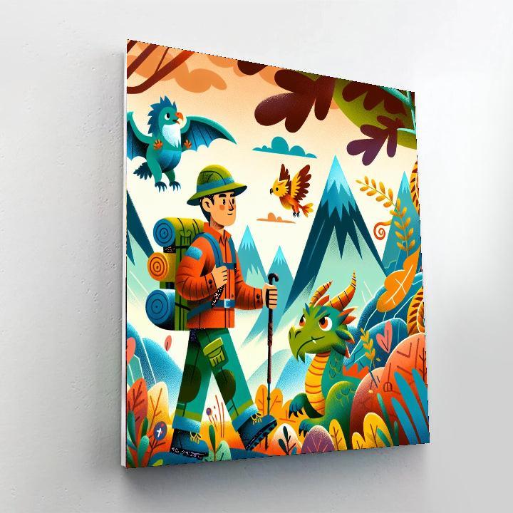 Mystic Mountains Adventure Painting Number Kit