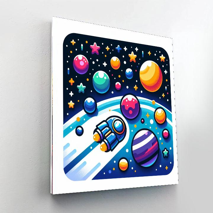 Adventure Galaxy Painting Number Kit