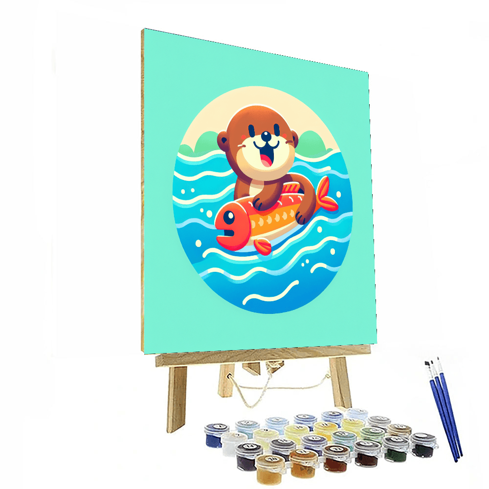 Inquisitive Otter Adventures Paint By Numbers