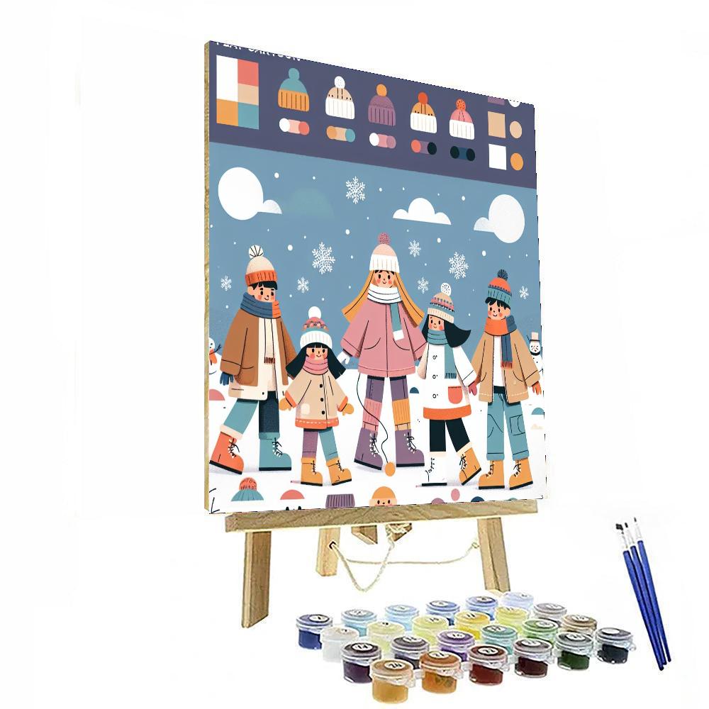 Frosty Wonderland Expedition Number Painting