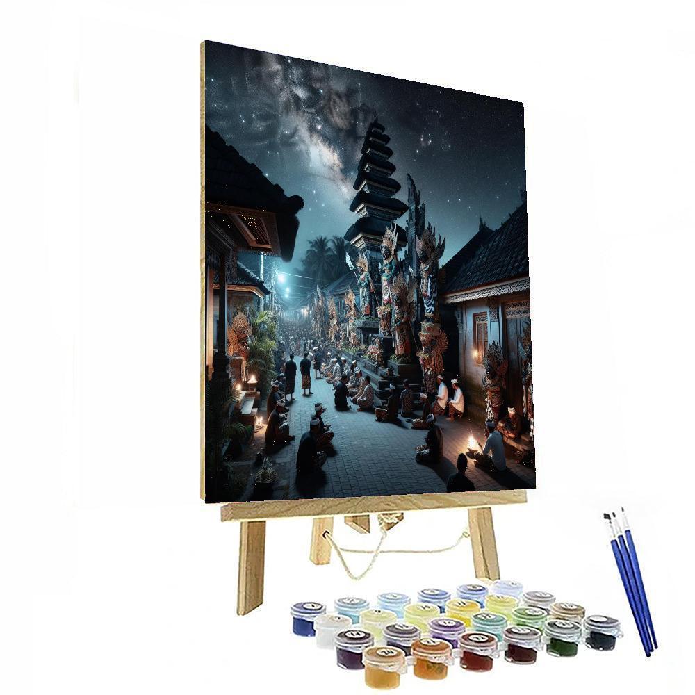 Day Of Silence (nyepi) - Indonesia DIY Paint By Numbers