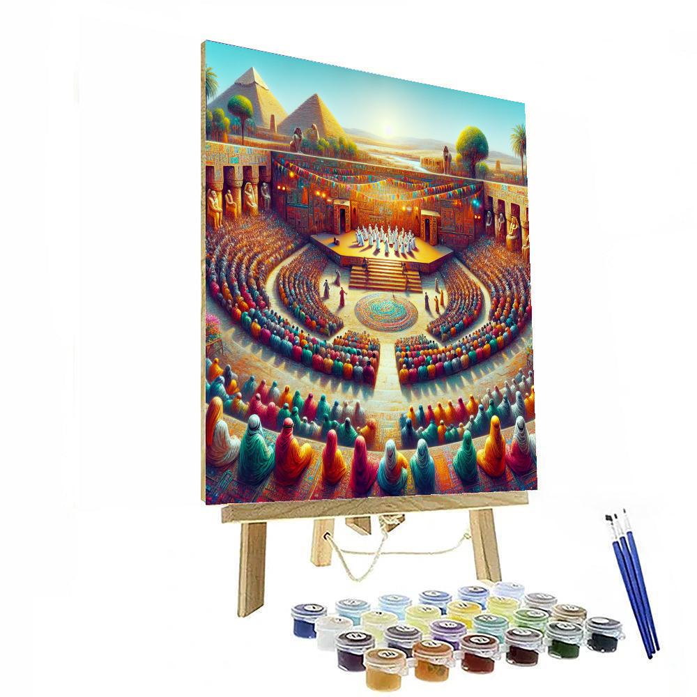 International Festival Of Theatre - Egypt Painting Number Kit
