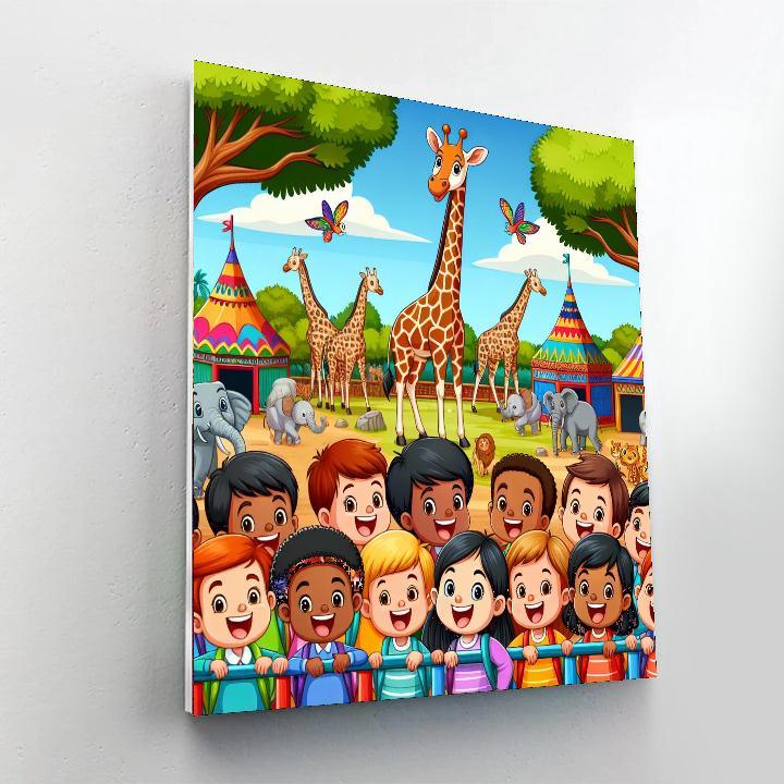 Amazing Zoo Adventure Paint By Numbers Kits