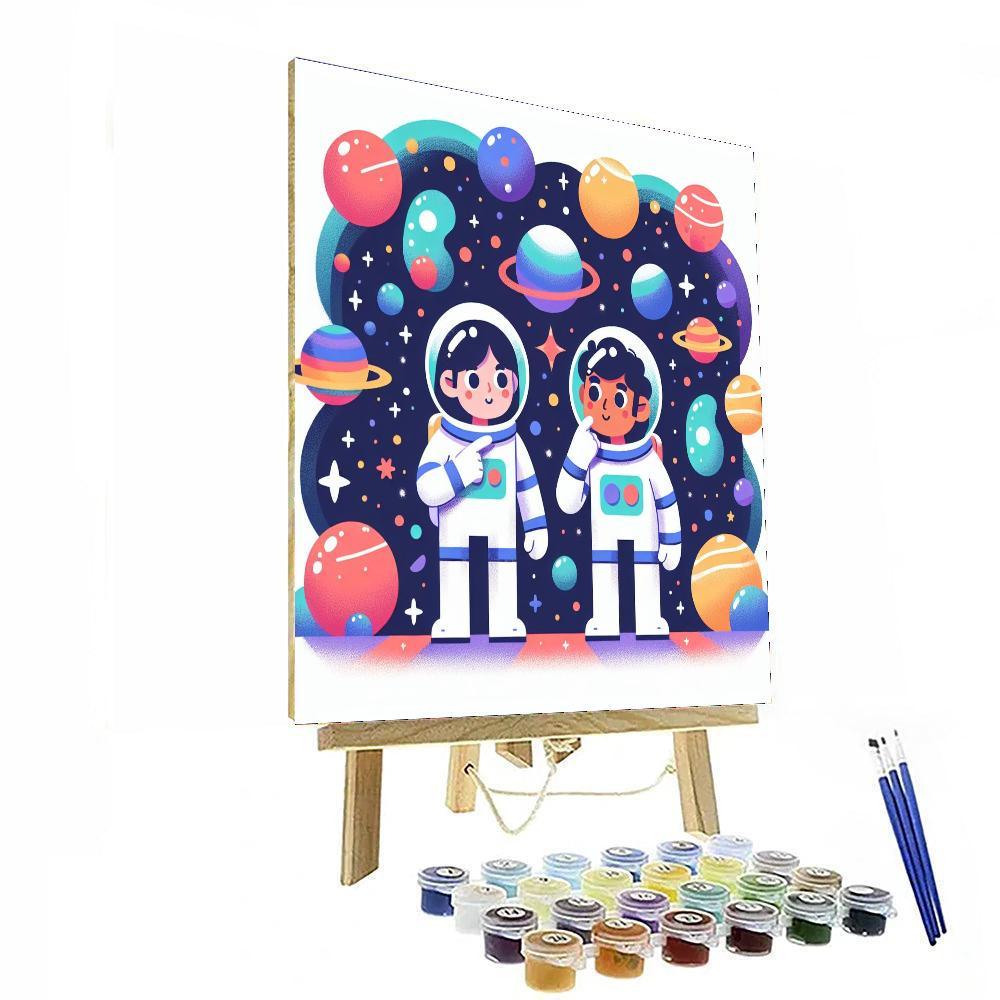 Space Pioneers' Adventure Paint By Numbers Kits