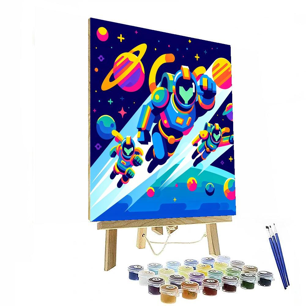 Galactic Guardian's Quest Painting By Numbers Kit