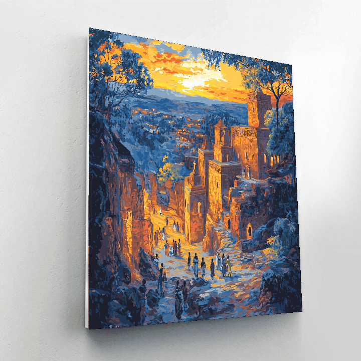 Lalibela Rock-hewn Churches Paint By Numbers Kits