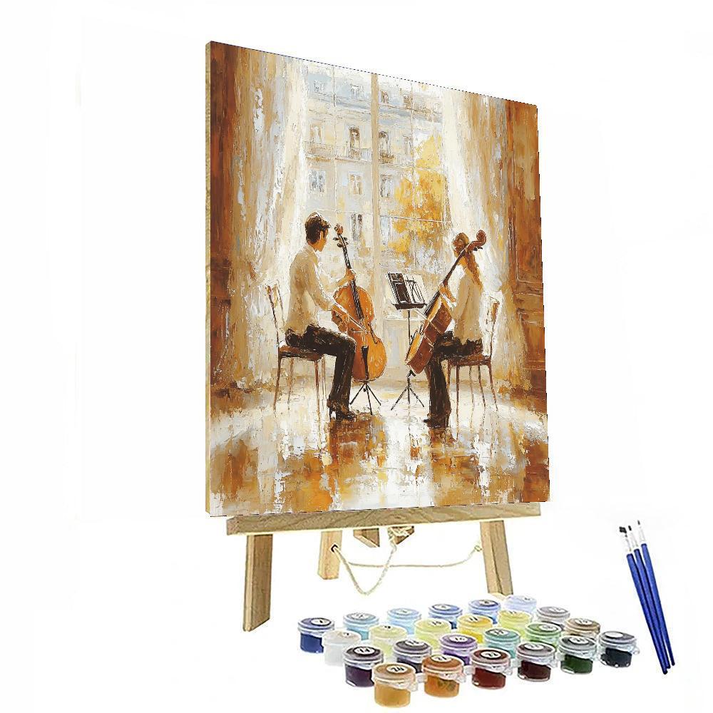Harmonious Hearts Number Painting
