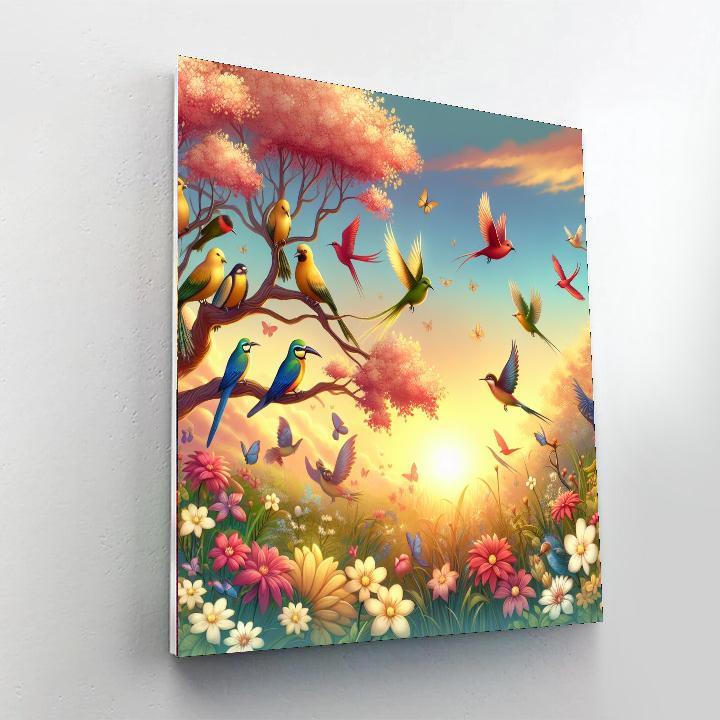 Dawn Chorus Symphony Paint By Number