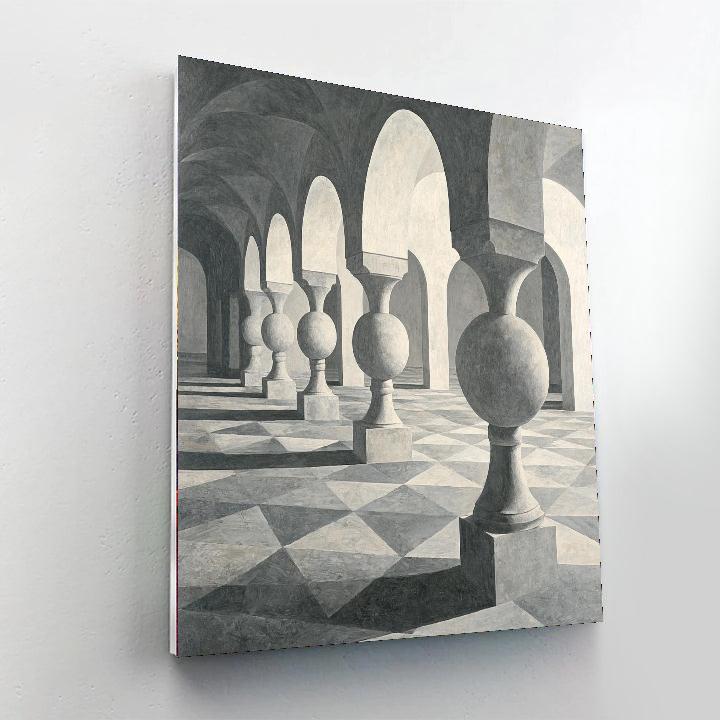 Michelangelo Inspired Sculptural Harmony  Painting Number Kit