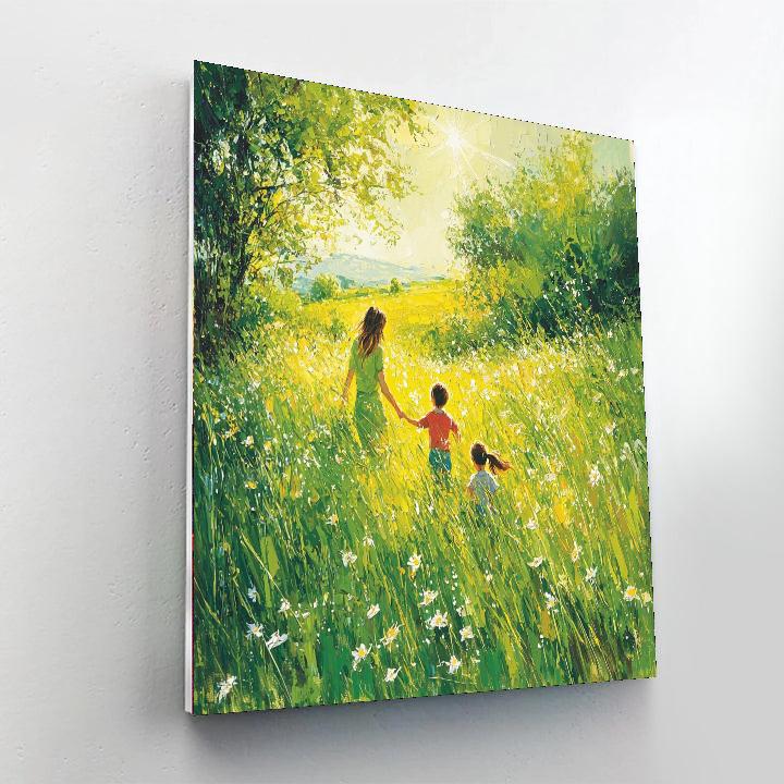 Echoes Of Summer Laughter Number Painting