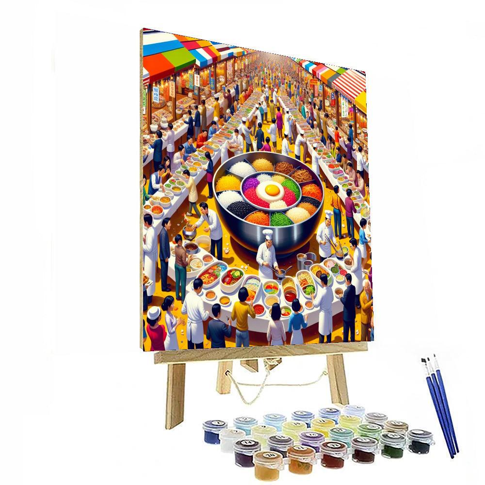 Jeonju Bibimbap Festival - South Korea Paint By Numbers