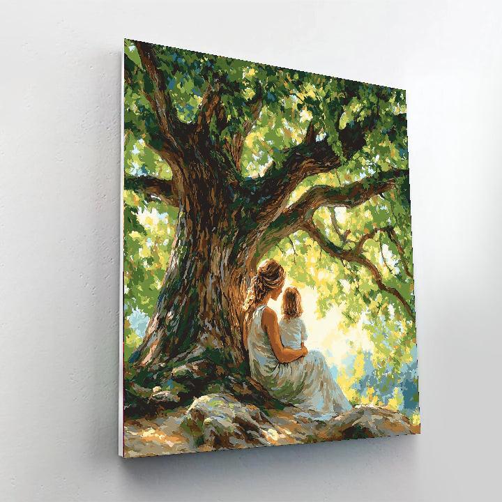 Under The Oak Tree Number Painting