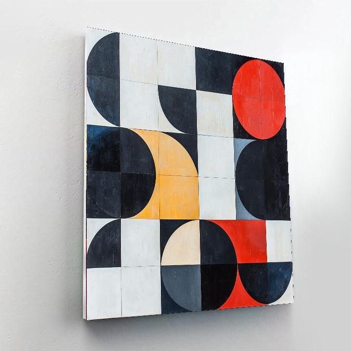 Kazimir Malevich Inspired Balance Of Shapes  Paint By Number