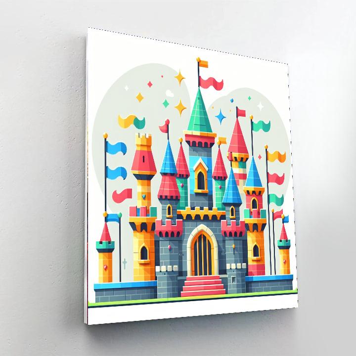 Majestic Castle Number Painting