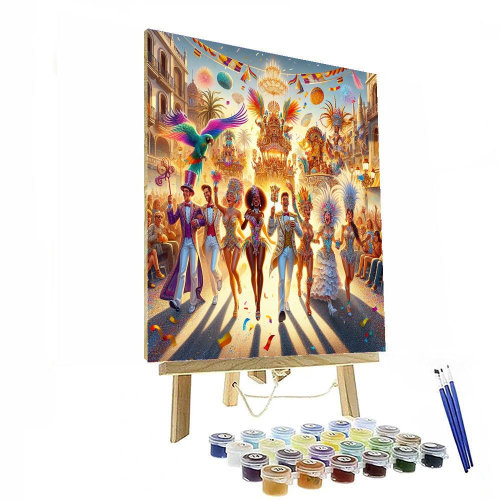 Carnival Of Blanes Paint By Numbers Art