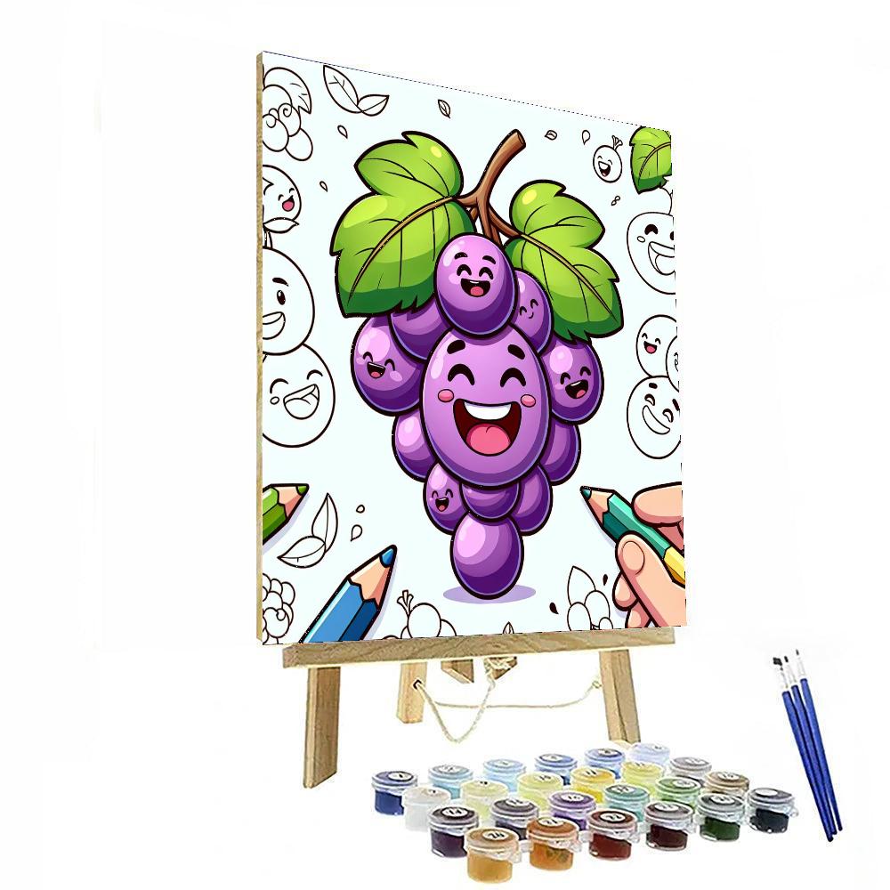 Giggle Grapes Paint By Numbers