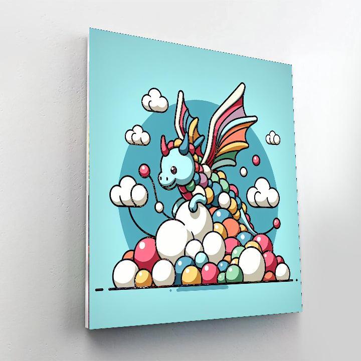 Mysterious Dragon DIY Paint By Numbers