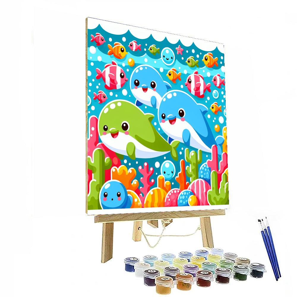 Adventurous Underwater Expedition Paint By Numbers Art