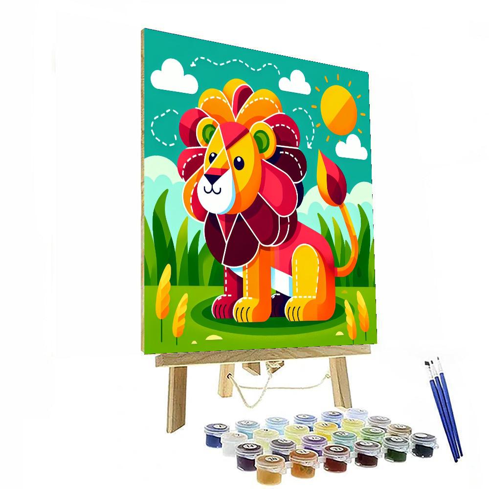 Proud Lion Paint By Numbers Kits