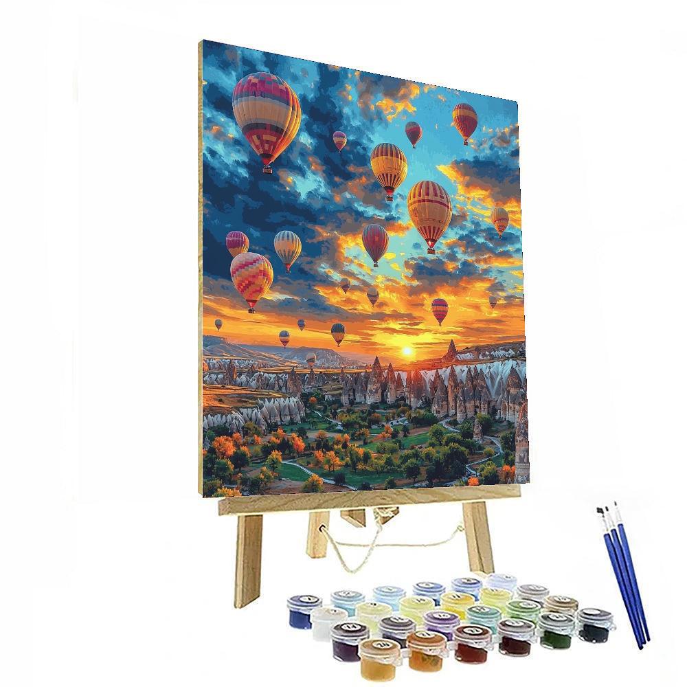 Cappadocia Balloon Rides Numbered Painting Kits