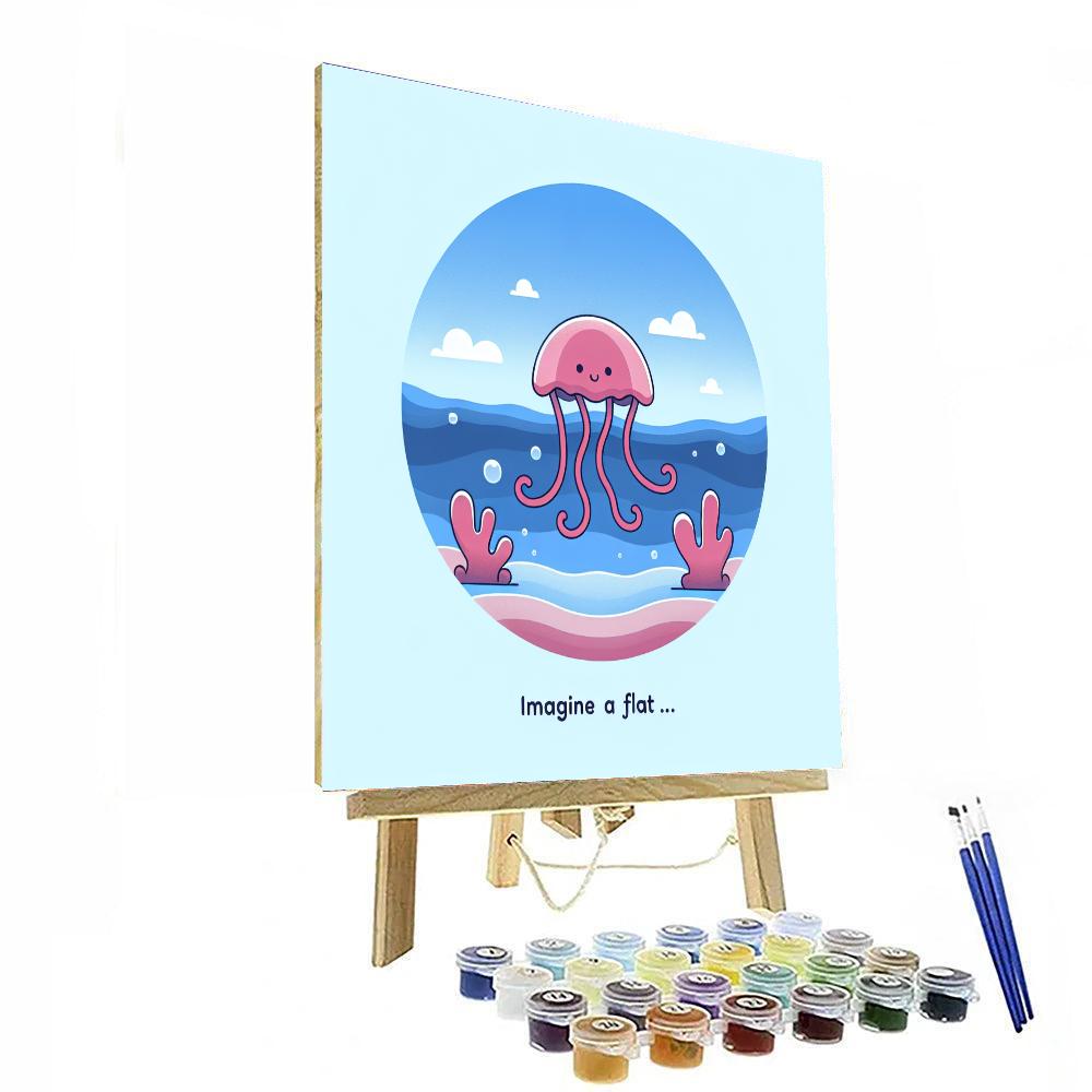 Jazzy Jellyfish Paint By Number