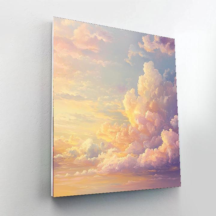 Edgar Degas Inspired Melody Of Clouds  Paint By Numbers