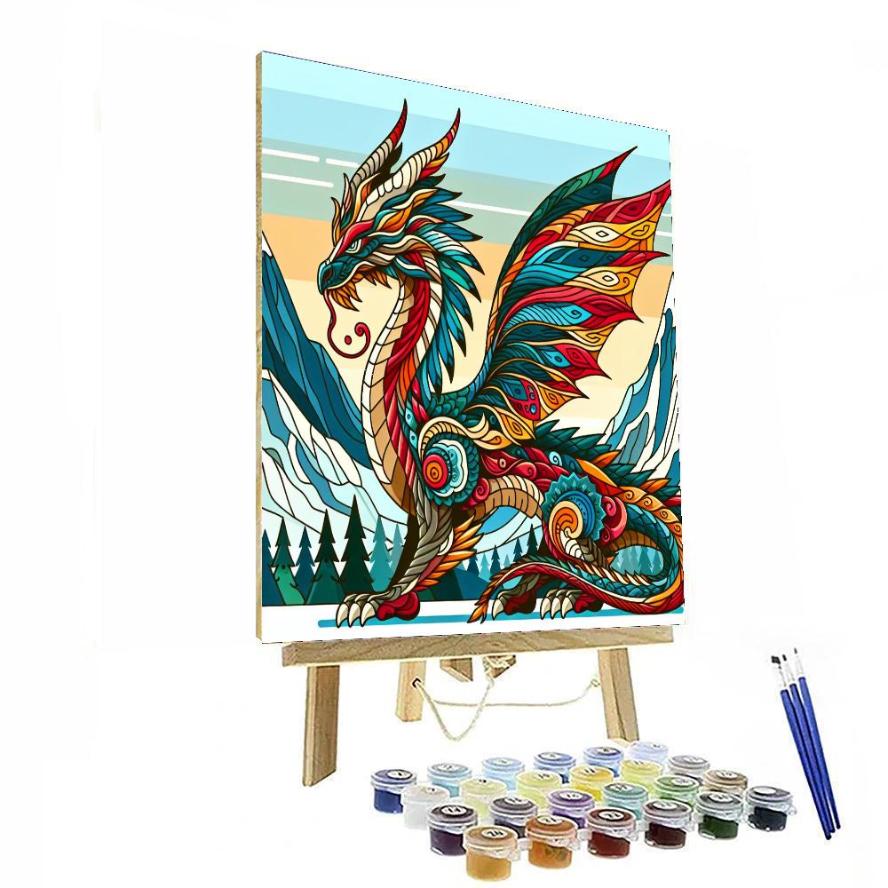 Glorious Dragon Painting Number Kit