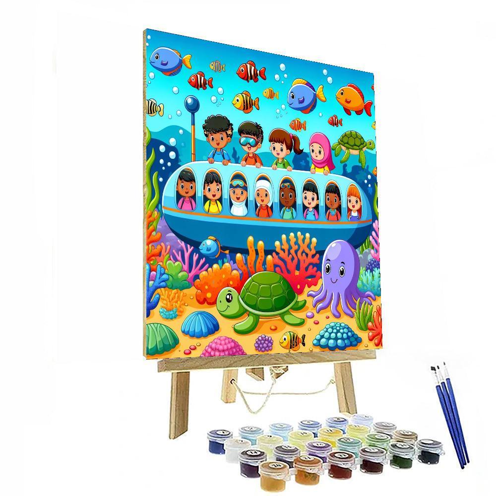 Explorer's Ocean Odyssey Number Painting