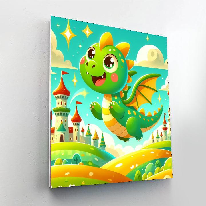 Adventurous Dragon Quest Numbered Painting Kits
