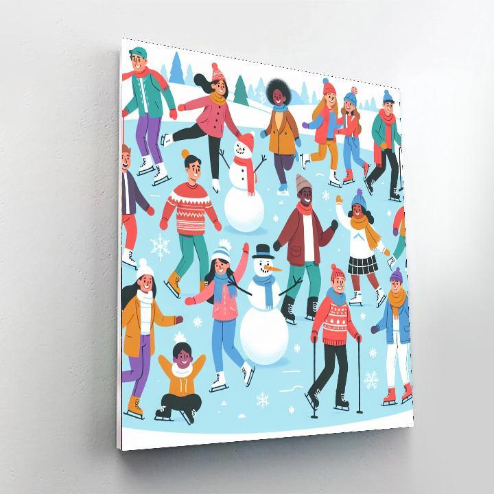 Jolly Holiday Fun DIY Paint By Numbers