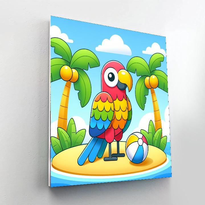 Tropical Island Escapade Paint By Number