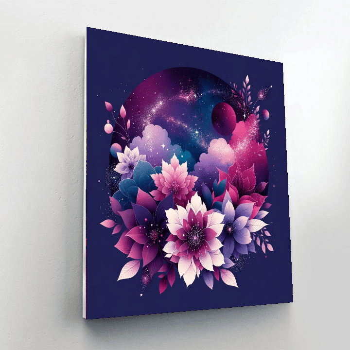 Celestial Floral Paint By Number