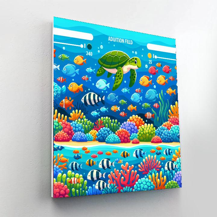 Ocean Life Celebration Paint By Color