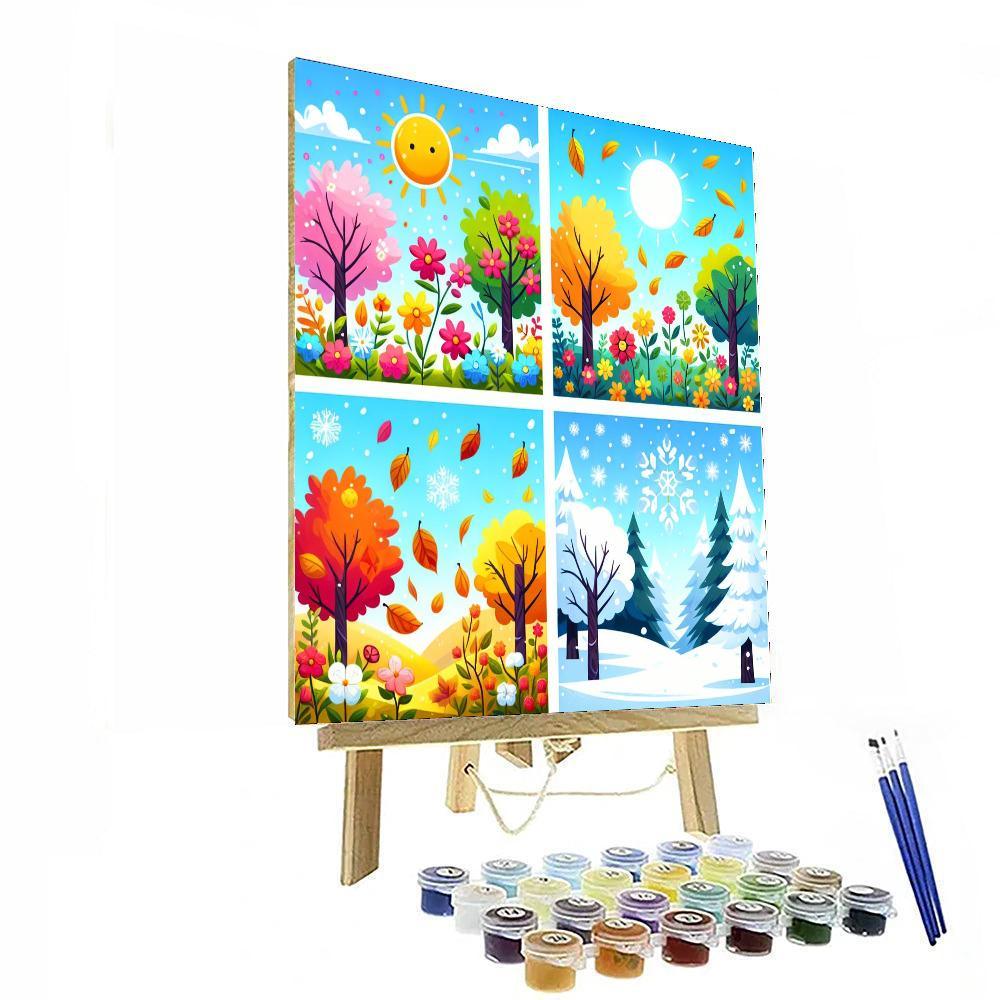 Magical Seasons Celebration Paint By Numbers Kits