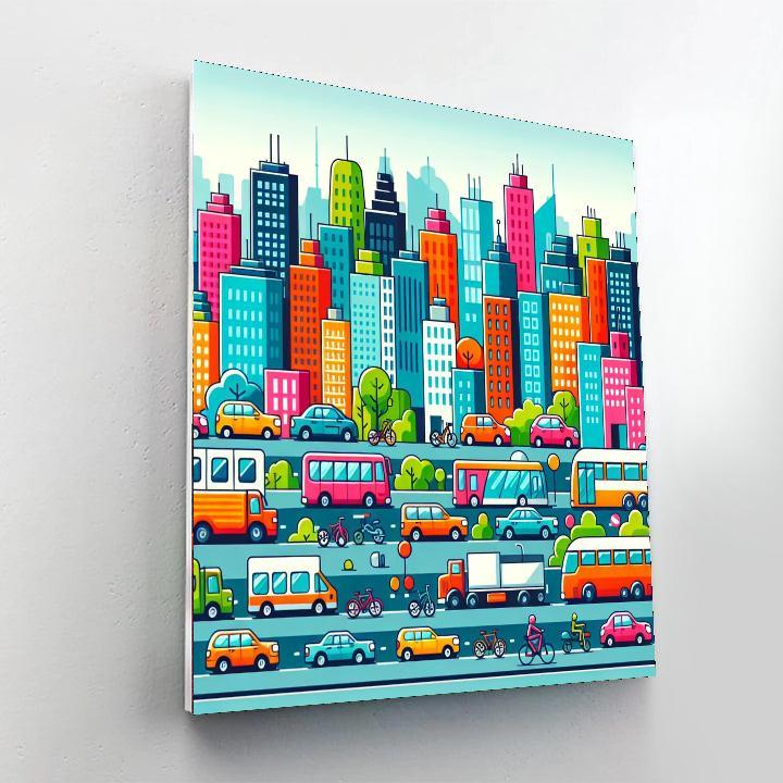 Urban Explorer Number Painting