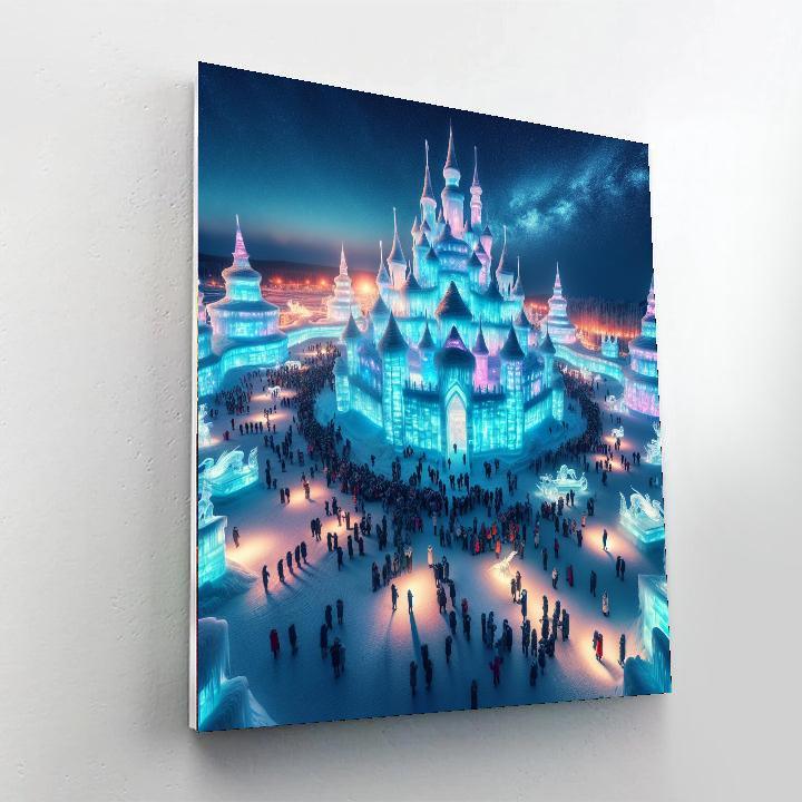 The Harbin International Ice And Snow Festival - China Paint By Numbers Art