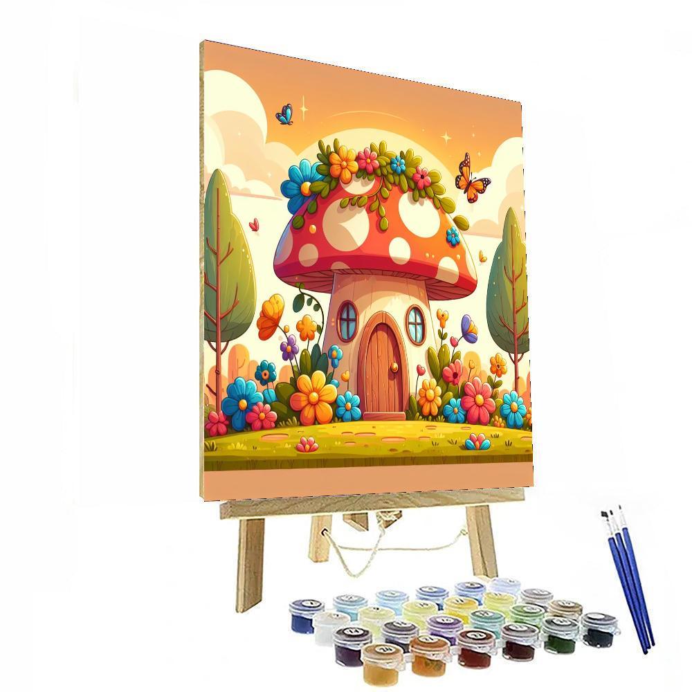 Adventure Toadstool House Paint By Color