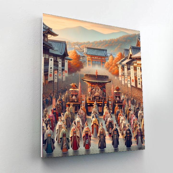 Jidai Matsuri - Kyoto, Japan Paint By Numbers Art