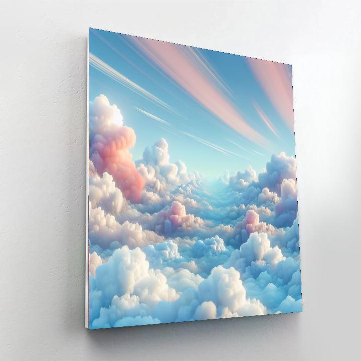 Whimsical Cloudscape Adventure Paint By Color