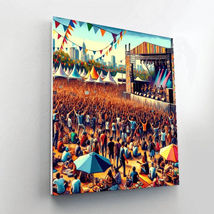 Austin City Limits Music Festival Paint By Color