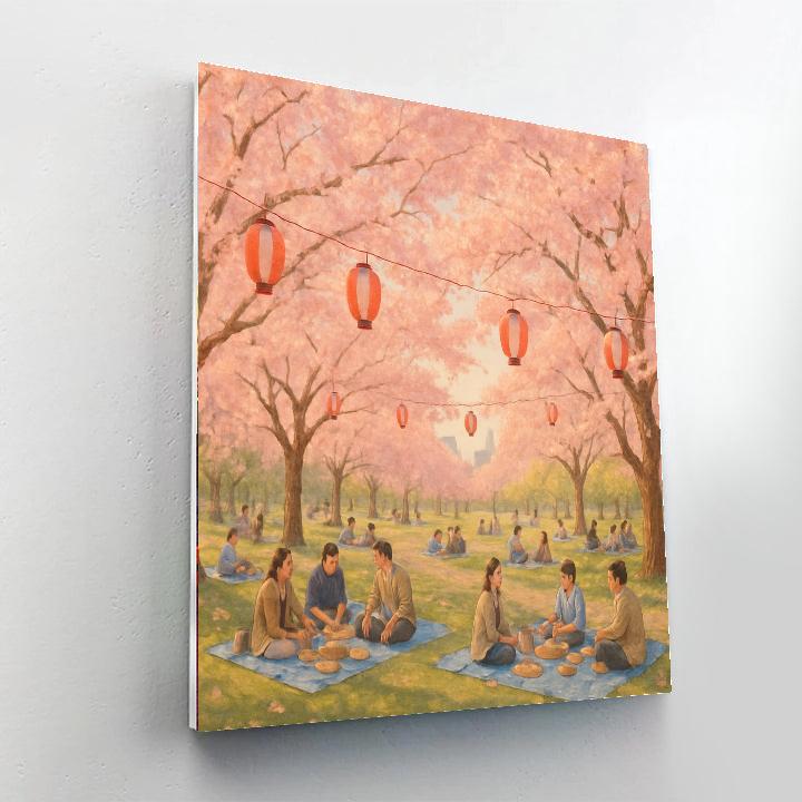 Hanami Festival - Tokyo, Japan Paint By Number