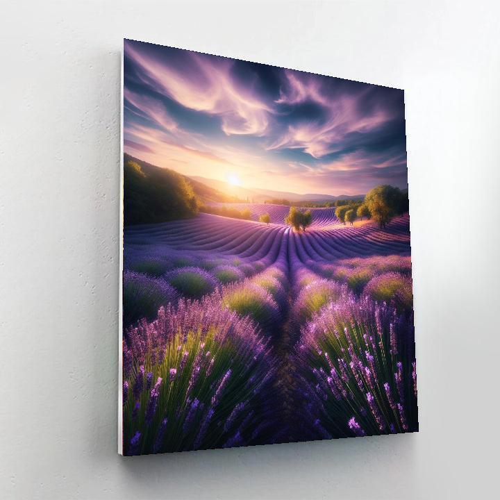 Serene Lavender Breeze Paint By Color