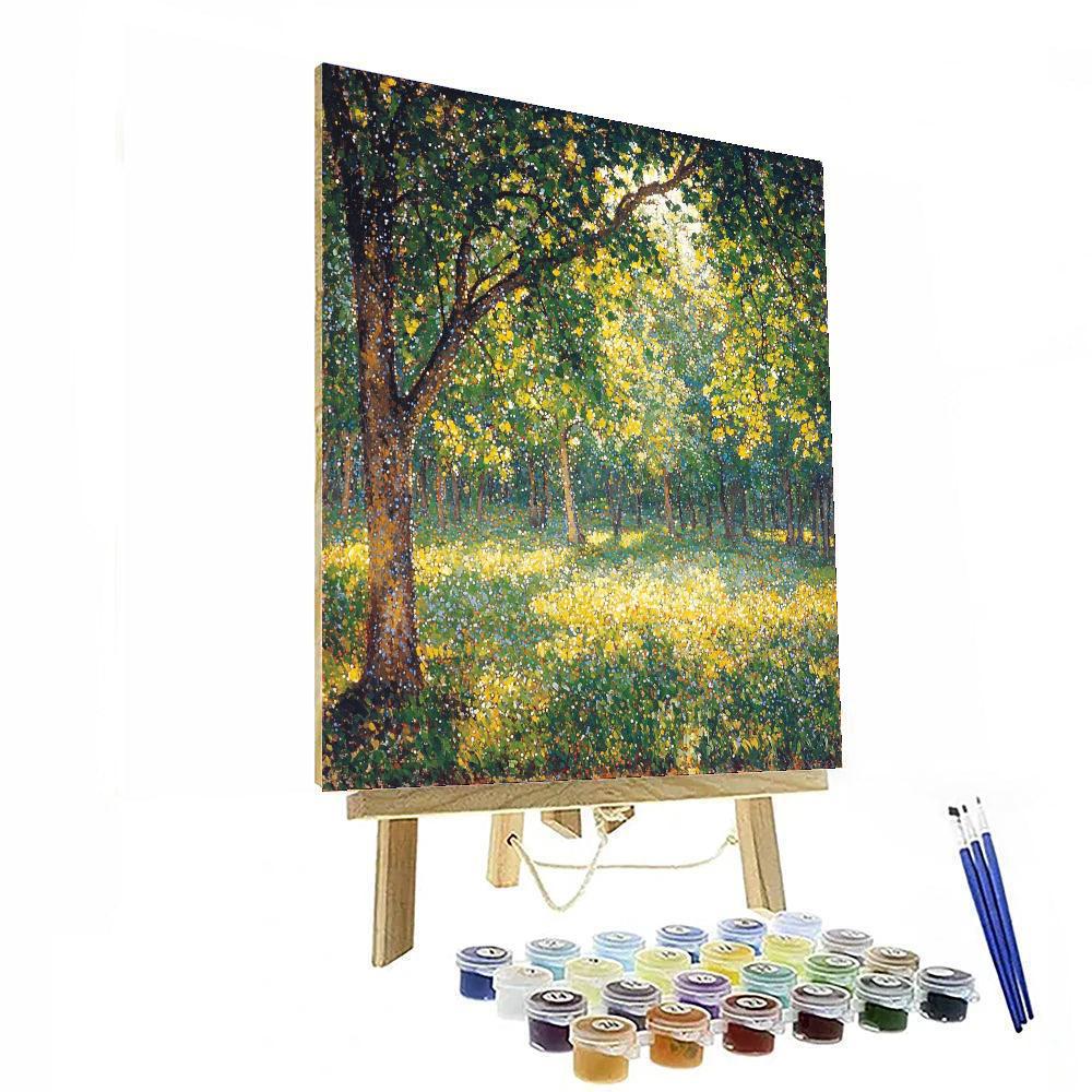 Georges Seurat Inspired Cascading Light Symphony  Painting Number Kit
