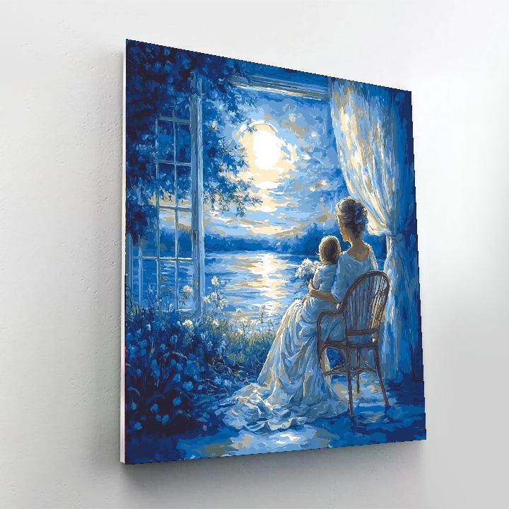 Moonlit Tenderness Painting By Numbers Kit
