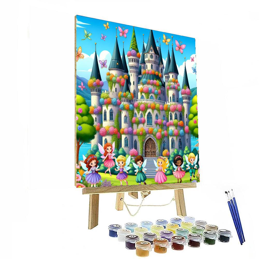 The Enchanted Castle Garden DIY Paint By Numbers