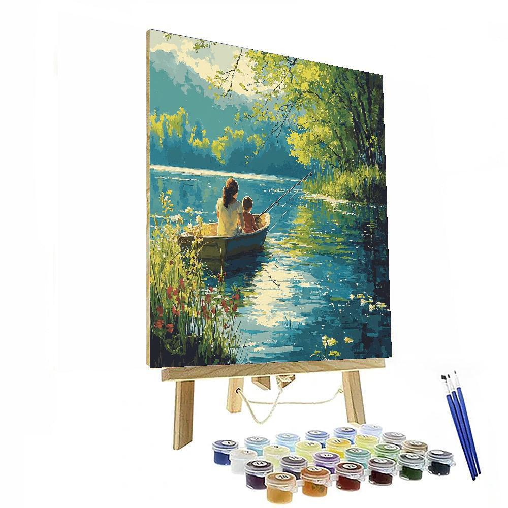 Fishing For Fun Numbered Painting Kits