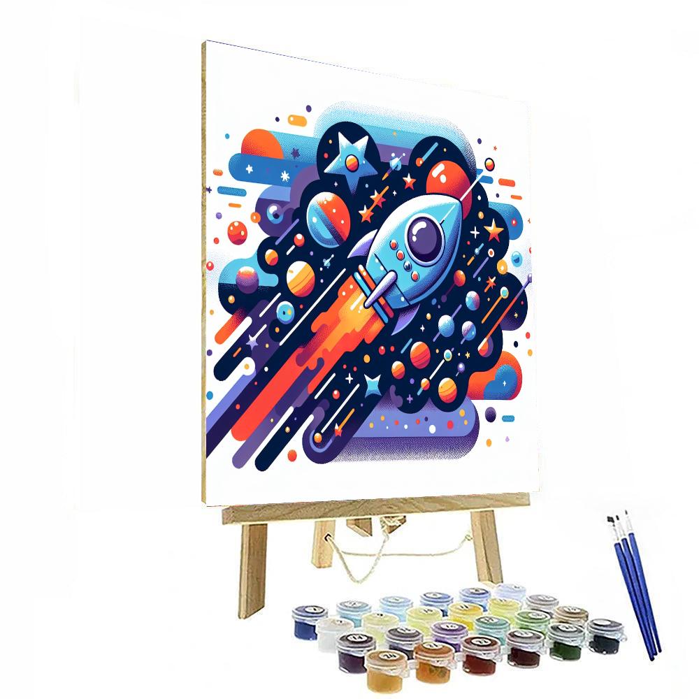 Space Voyage Discovery Paint By Color