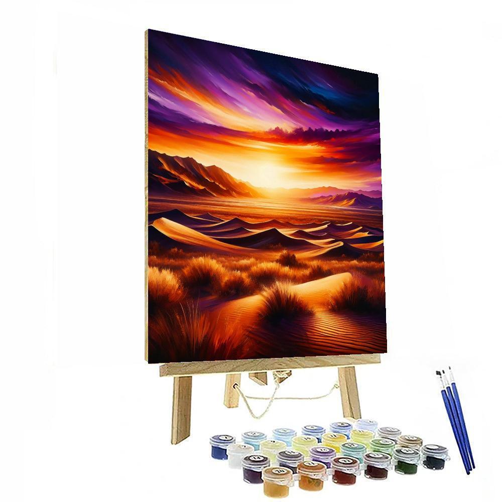 Adventurous Desert Sunset DIY Paint By Numbers
