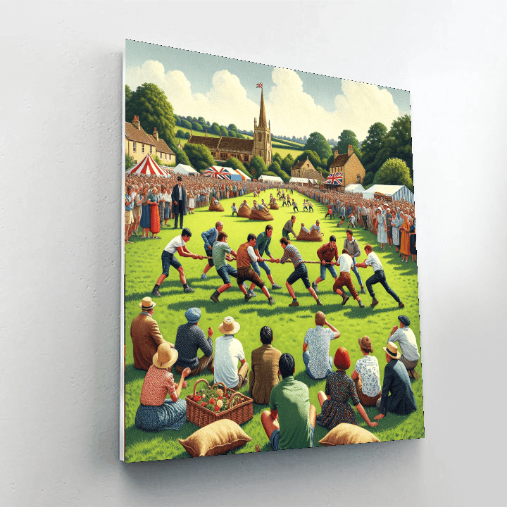 The Cotswold Olimpick Games DIY Paint By Numbers