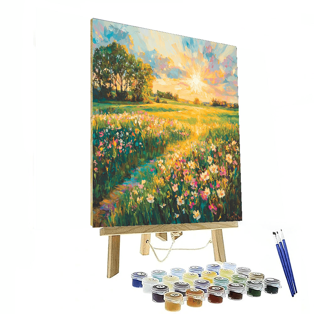 John Constable Inspired Serenade Of The Sun  Paint By Numbers Art